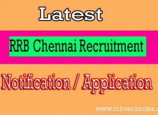 RRB Chennai ALP Recruitment