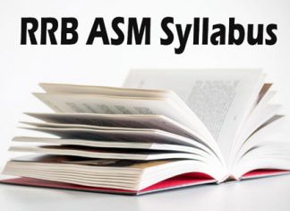 RRB ASM Syllabus