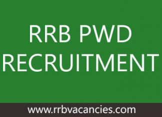 RRB PWD RECRUITMENT