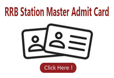 RRB Station Master Admit Card