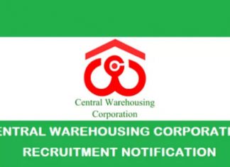 Central Warehousing Corporation Recruitment