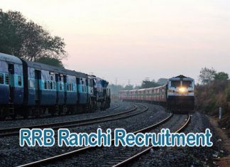 RRB Ranchi Recruitment