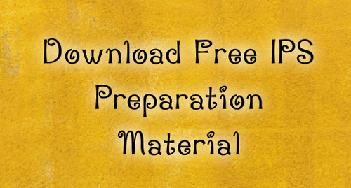 Download Free IPS Preparation Material
