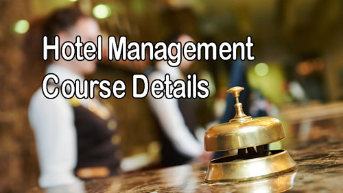 Hotel Management Course Details
