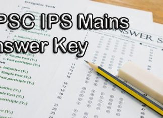 UPSC IPS Mains Answer Key