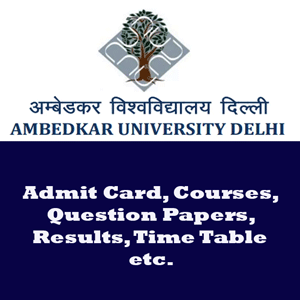 AUD Ambedkar University Time Table
