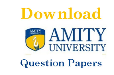 Amity University Gurgaon Question Papers