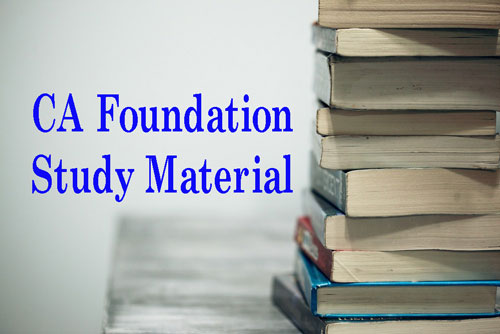 CA Foundation Study Material