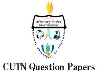 CUTN Question Papers