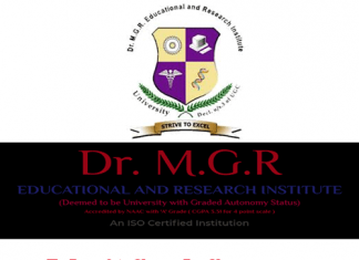 Dr MGR University Time Table