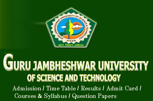 Guru Jambheshwar University Of Science & Technology