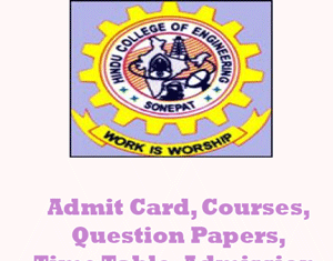 Hindu College Of Engineering Question Papers