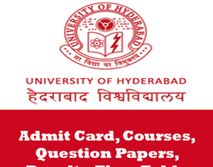 Hyderabad University Time Table