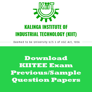 KIITEE Question Papers