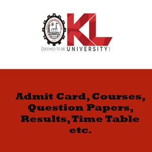KL University Time Table