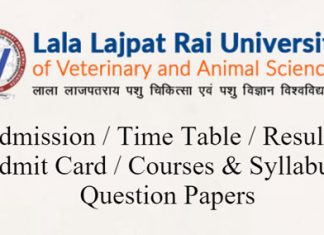 Lala Lajpat Rai University Of Veterinary And Animal Sciences