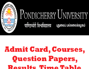 Pondicherry University Time Table