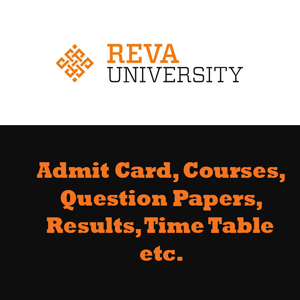 REVA University Time Table