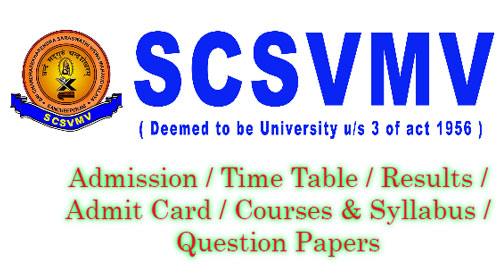 SCSVMV University