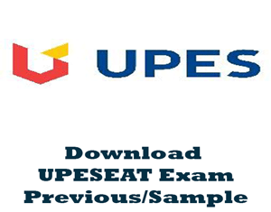 UPESEAT Question Papers