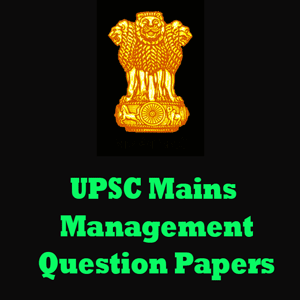 UPSC Mains Management Question Papers