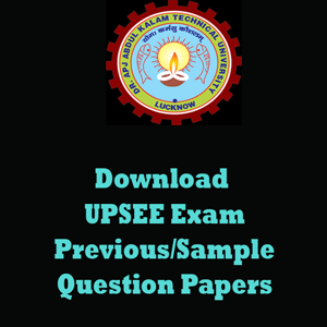 UPSEE Question Papers