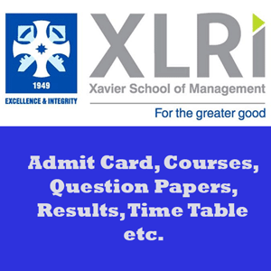 Xavier School of Management Time Table