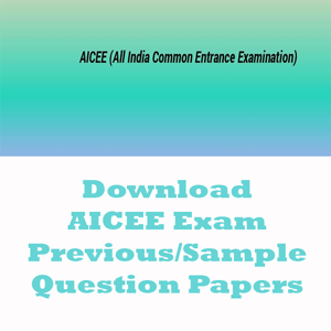 AICEE Question Papers