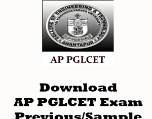 AP PGLCET Question Papers