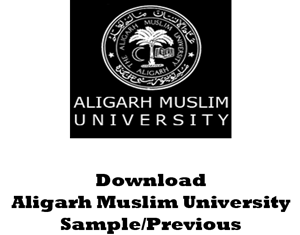 Aligarh Muslim Universty Question Papers
