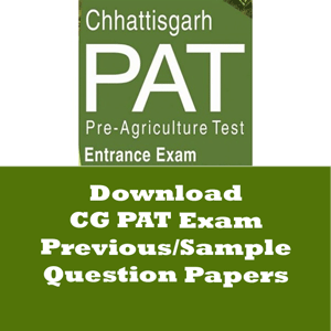 CG PAT Question Papers