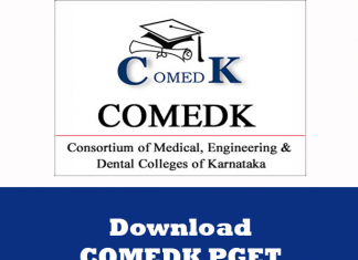 COMEDK PGET Question Papers