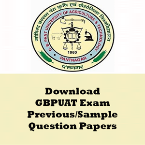 GBPUAT Question Papers