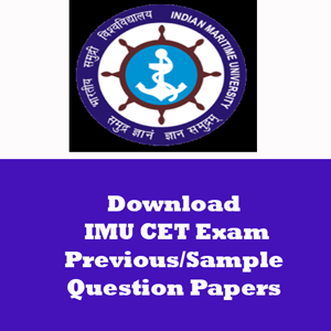 IMU CET Question Papers