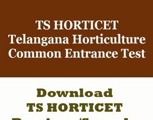 TS HORTICET Question Papers
