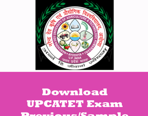 UPCATET Question Papers