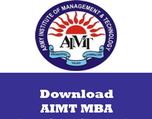 AIMT MBA Question Papers