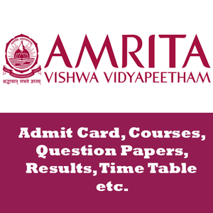Amrita Vishwa Vidyapeetham Time Table